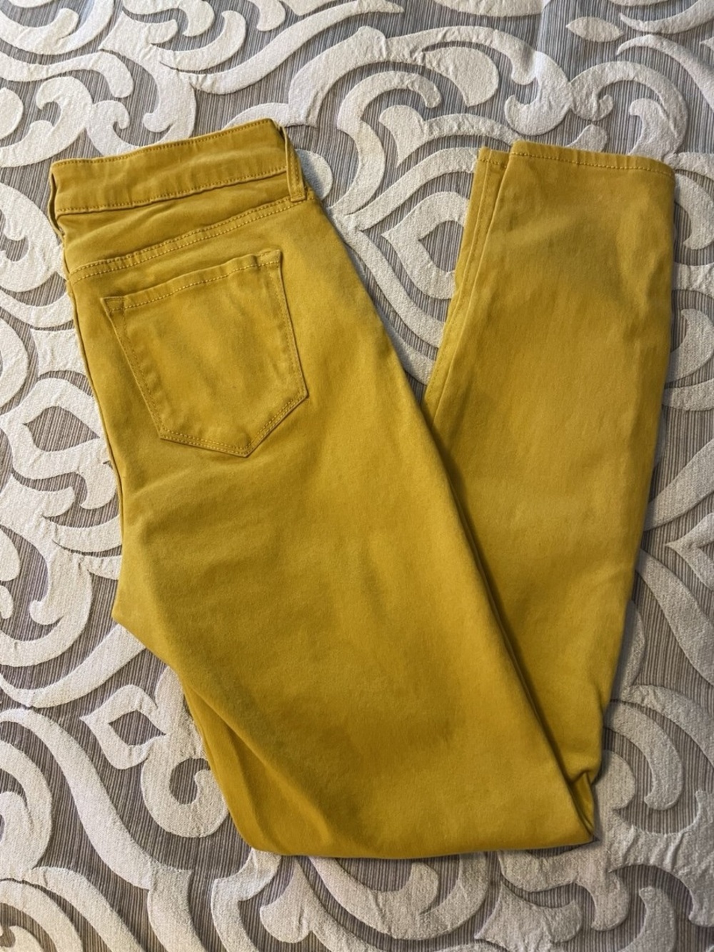 Old Navy Mustard Straight-Leg Pants